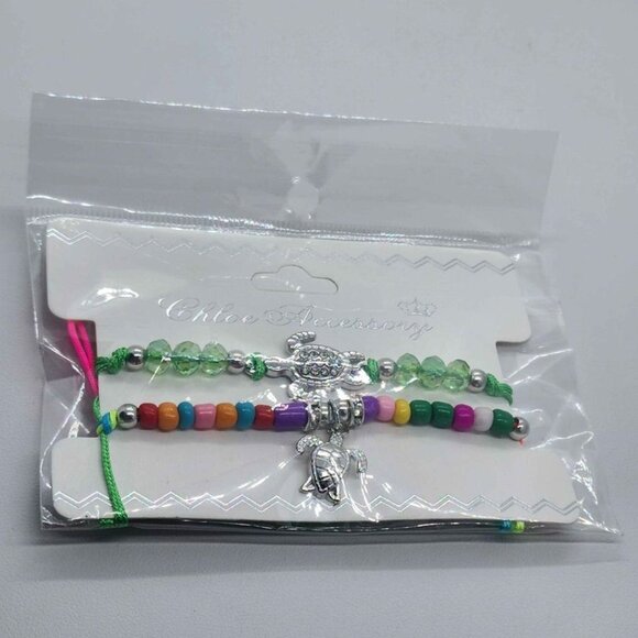 Jewelry - Brand New  2 different turtle Adjustable Bracelet